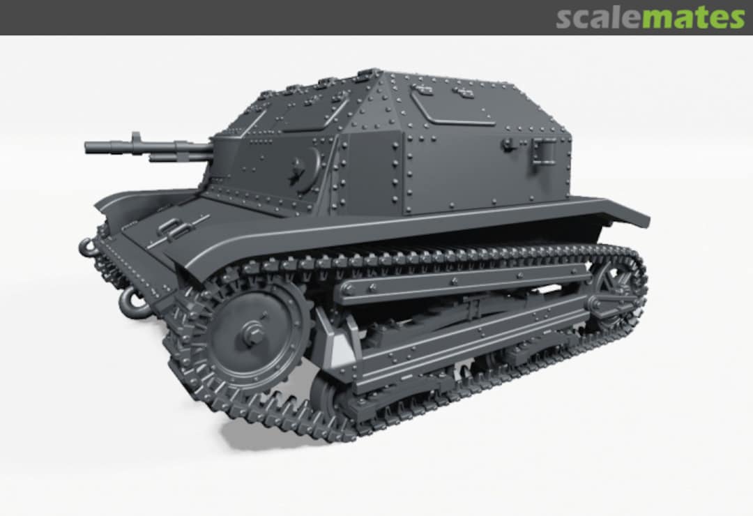 Boxart Tankette TK-3 - closed hatch 72011121 EMP3d Boxart Tankette TK-3 - closed hatch 72011121 EMP3d