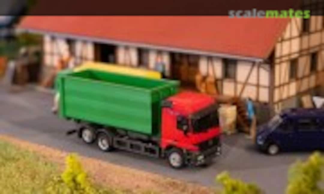 Car System LKW MB Actros LH&amp;#039;96 Abrollcont.(HERPA) H0 (Faller 161493)