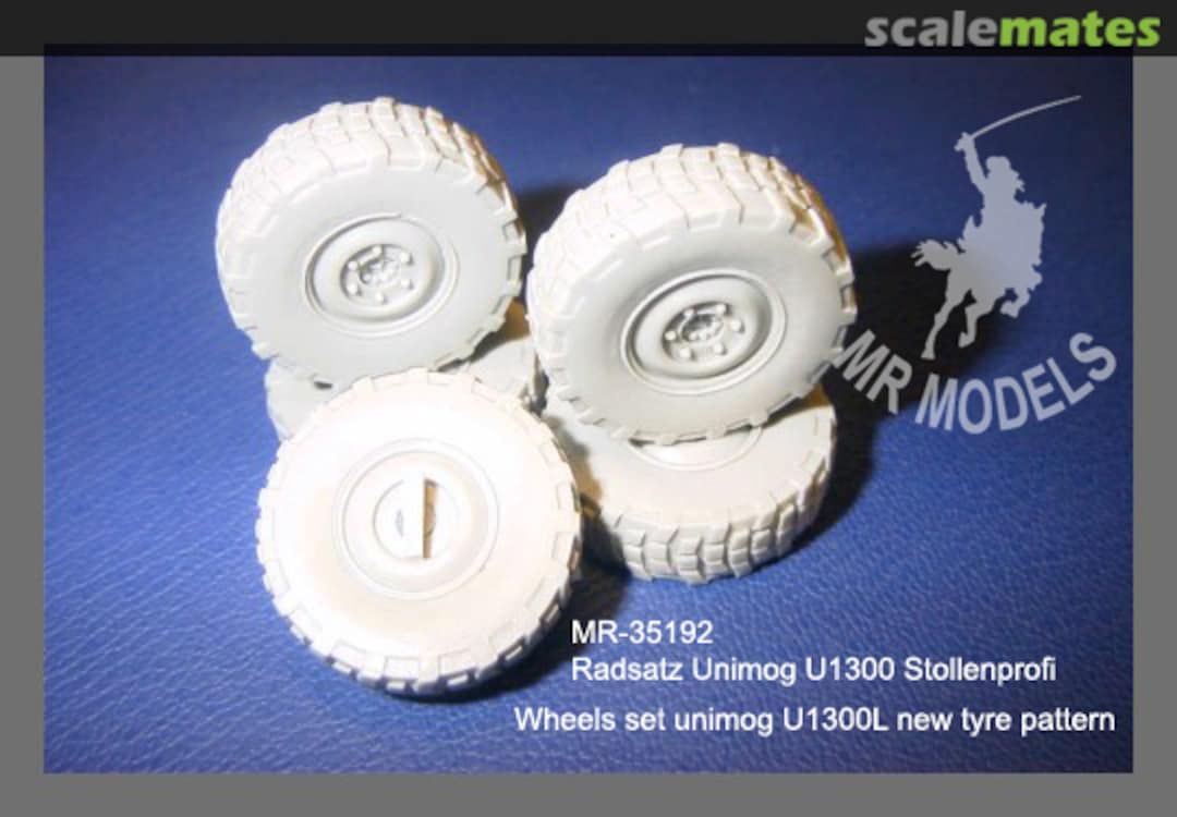 Boxart Rädersatz Unimog U1300 Stollenprofil MR-35192 MR Modellbau Boxart Rädersatz Unimog U1300 Stollenprofil MR-35192 MR Modellbau
