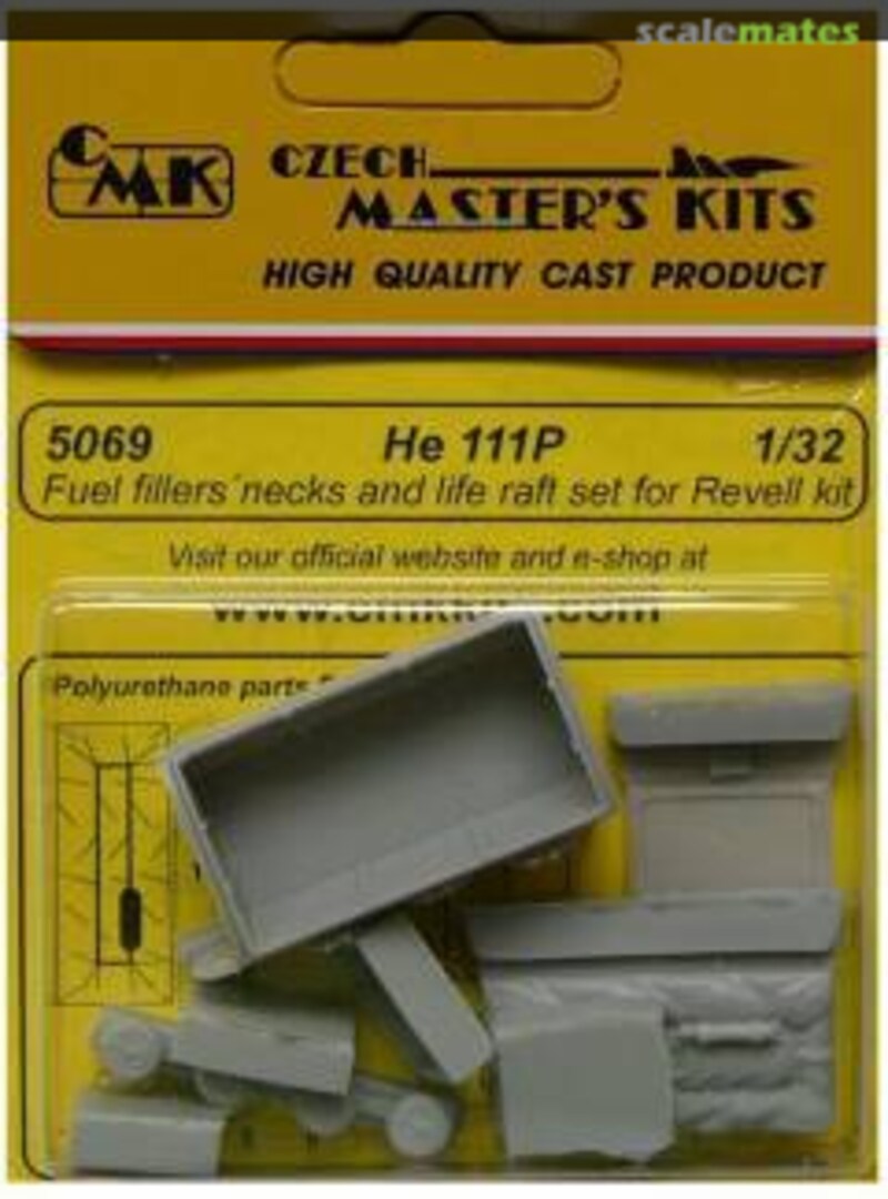 Boxart He 111P Fuel fillers necks and life set 5069 CMK Boxart He 111P Fuel fillers necks and life set 5069 CMK