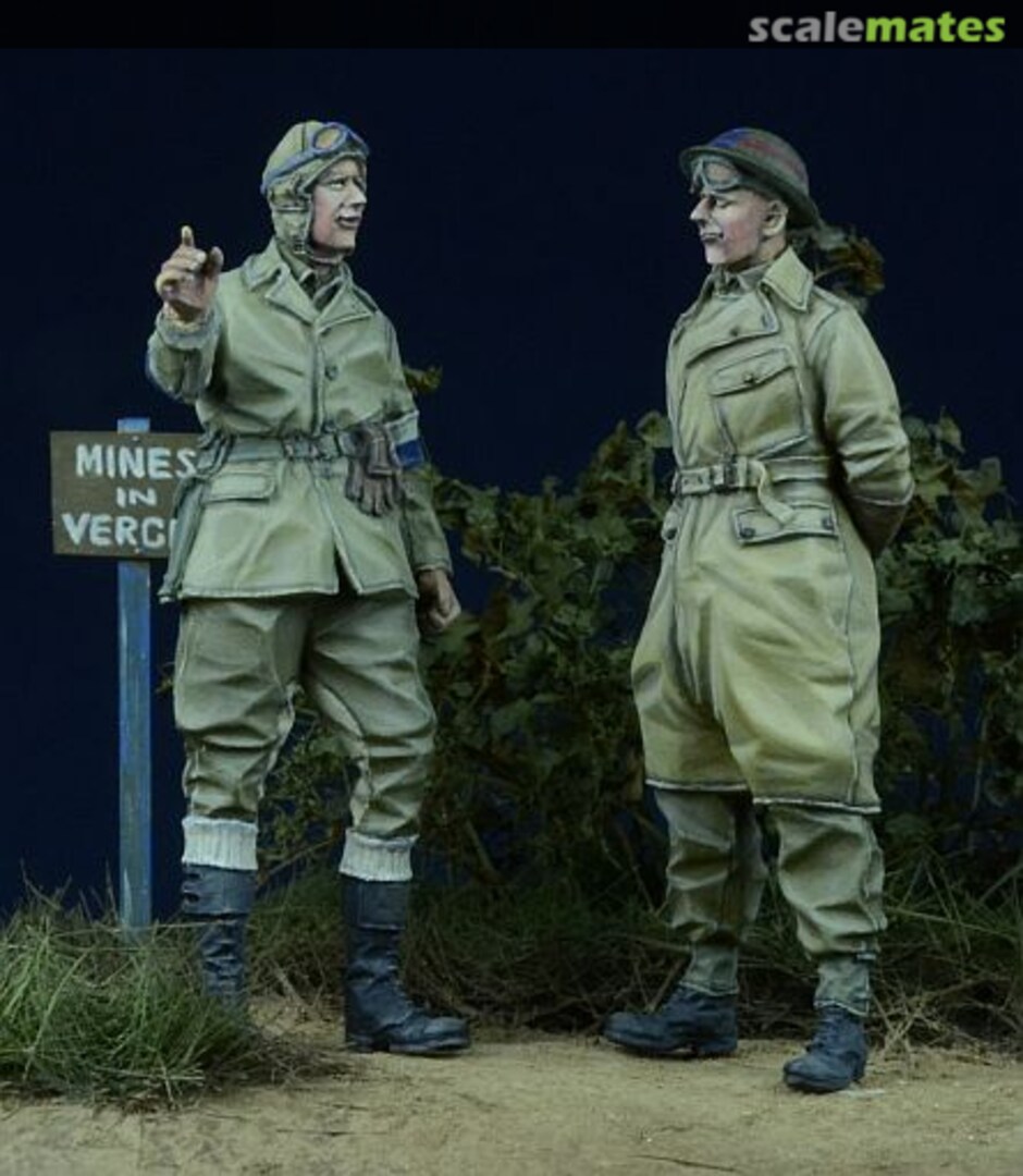 Boxart British Dispatch Rider and MP 1943-45 35012 D-Day Miniature Studio Boxart British Dispatch Rider and MP 1943-45 35012 D-Day Miniature Studio