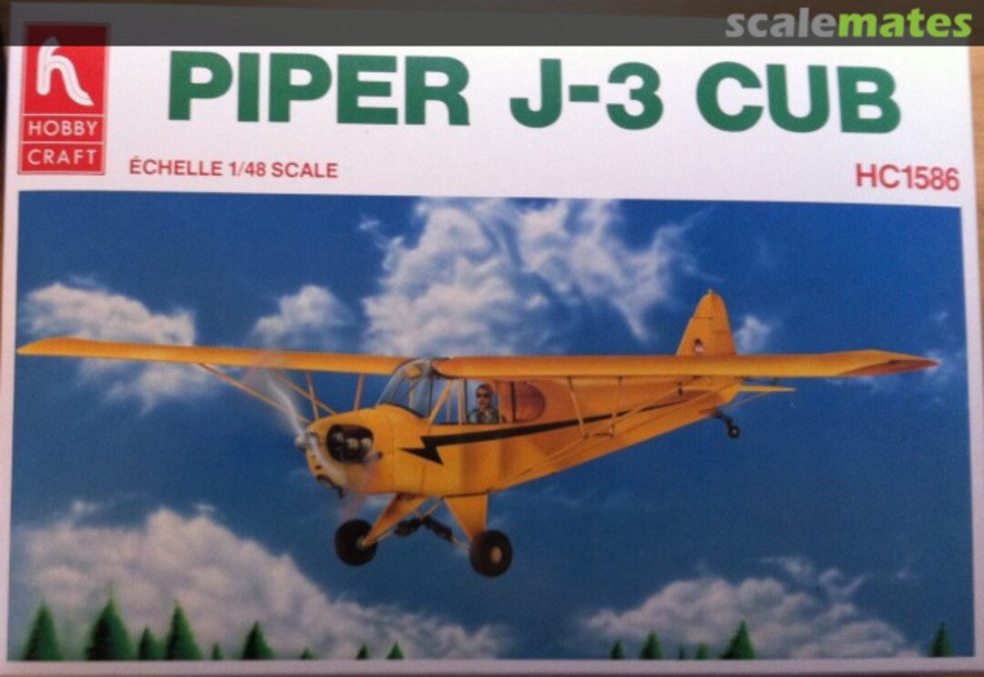 Boxart Piper J-3 Cub HC1586 Hobbycraft Boxart Piper J-3 Cub HC1586 Hobbycraft