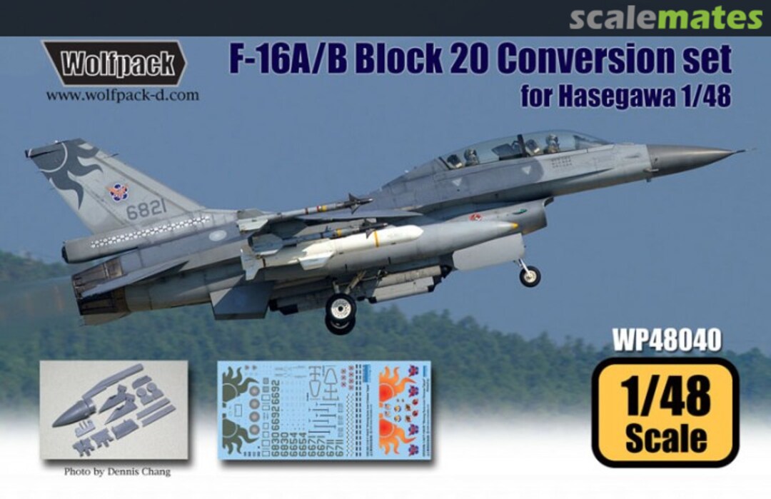 Boxart F-16A/B Block 20 Conversion Set WP48040 Wolfpack Boxart F-16A/B Block 20 Conversion Set WP48040 Wolfpack