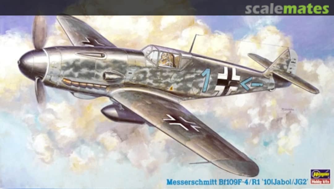 Boxart Messerschmitt Bf109F-4/R1 `10(Jabo)/JG2´ 09273 Hasegawa Boxart Messerschmitt Bf109F-4/R1 `10(Jabo)/JG2´ 09273 Hasegawa