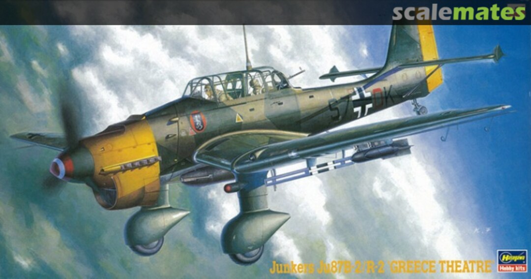 Boxart Junkers Ju 87B-2R-2 `Greece Theatre´ 09253 Hasegawa Boxart Junkers Ju 87B-2R-2 `Greece Theatre´ 09253 Hasegawa
