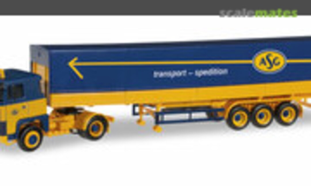 Scania 141 Planen-Sattelzug &quot;ASG&quot; (S) (Herpa 304306)