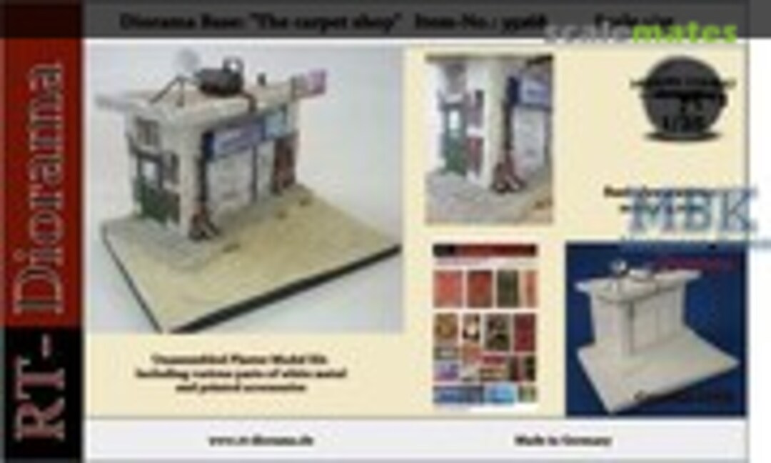 1:35 Diorama-Base: 'The carpet shop' (RT-Diorama 35268K)