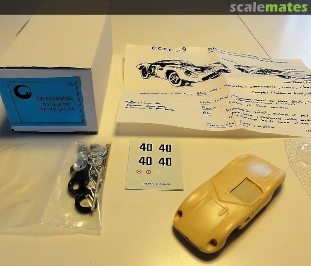 Boxart D.B. Barquette #834 ( 9284-EU75) CCCF9 CCC Boxart D.B. Barquette #834 ( 9284-EU75) CCCF9 CCC