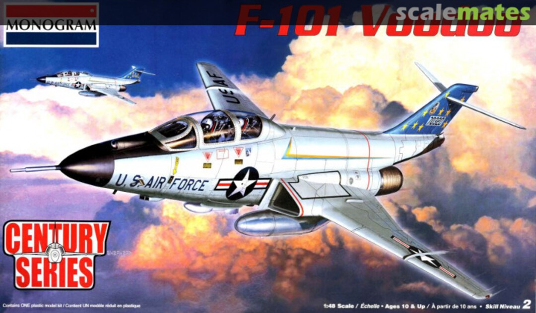 Boxart F-101 Voodoo 85-5843 Monogram Boxart F-101 Voodoo 85-5843 Monogram