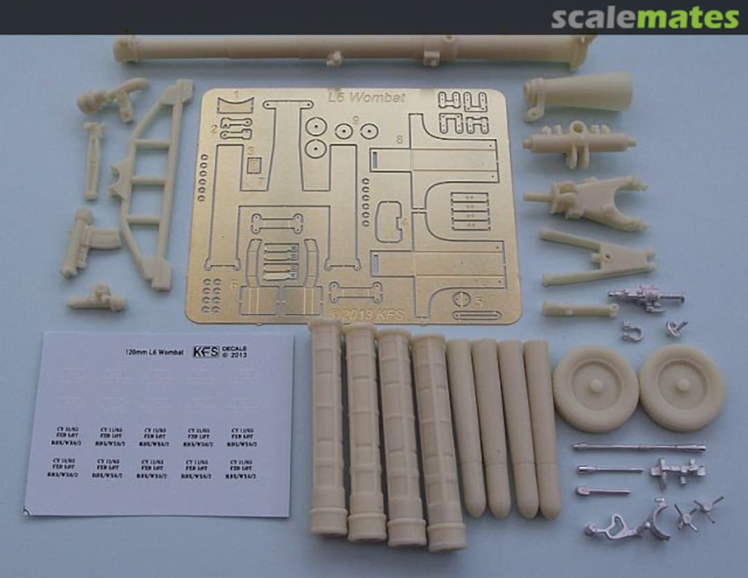 Contents 120mm L6 Wombat TQ-210 Kit Form Services Contents 120mm L6 Wombat TQ-210 Kit Form Services