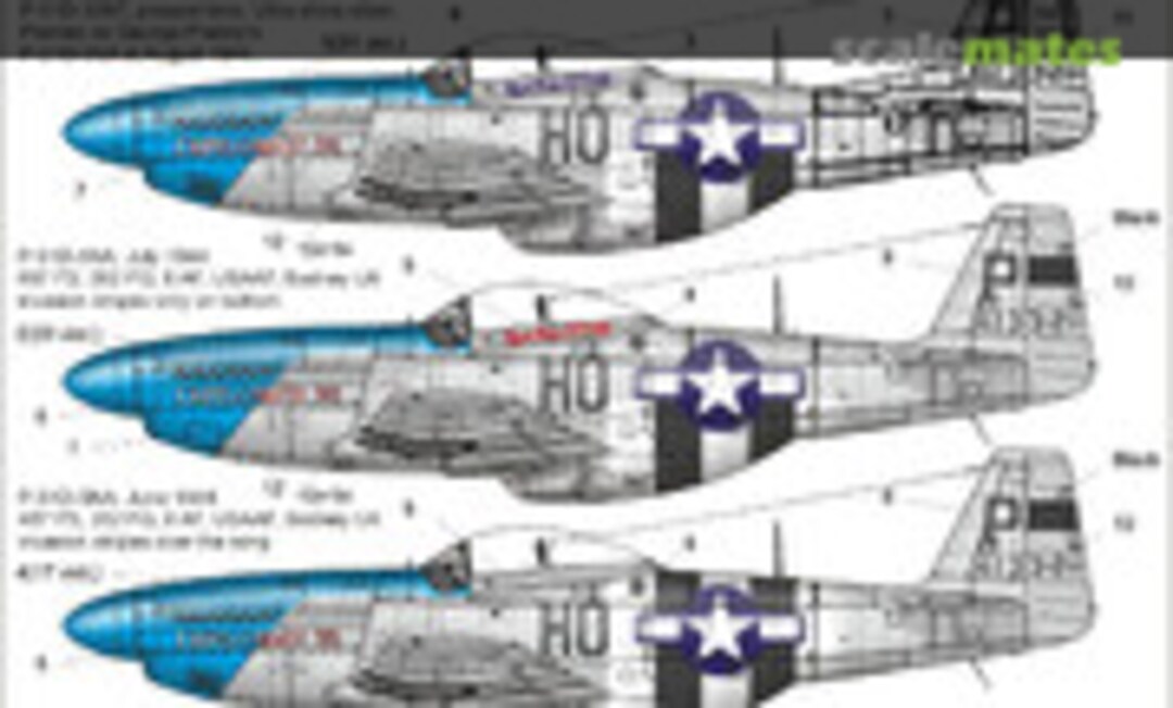 1:144 P-51D-5NA/30NT Mustang George Preddy (UpRise Decal UR14436) UR14436