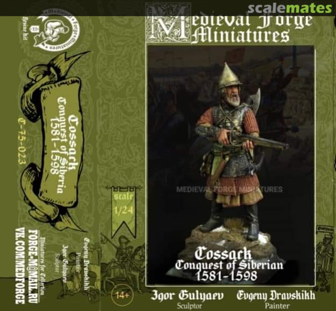 Boxart Cossack C-75-023 Medieval Forge Miniatures Boxart Cossack C-75-023 Medieval Forge Miniatures