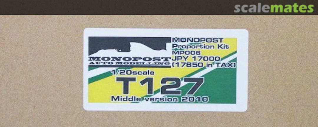 Boxart Lotus T127 MP006 Monopost Boxart Lotus T127 MP006 Monopost