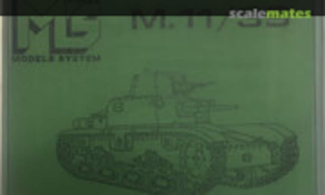 1:35 FIAT M.11/39 - CONVERSION KIT (MS MODEL SYSTEM TRADE )