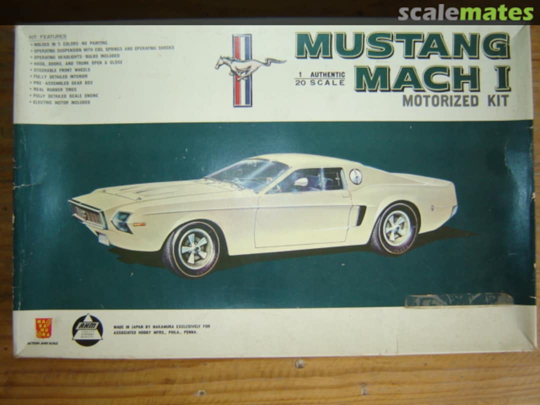 Boxart MUSTANG MACH I MOTORIZED KIT NK-1-798 AHM Boxart MUSTANG MACH I MOTORIZED KIT NK-1-798 AHM
