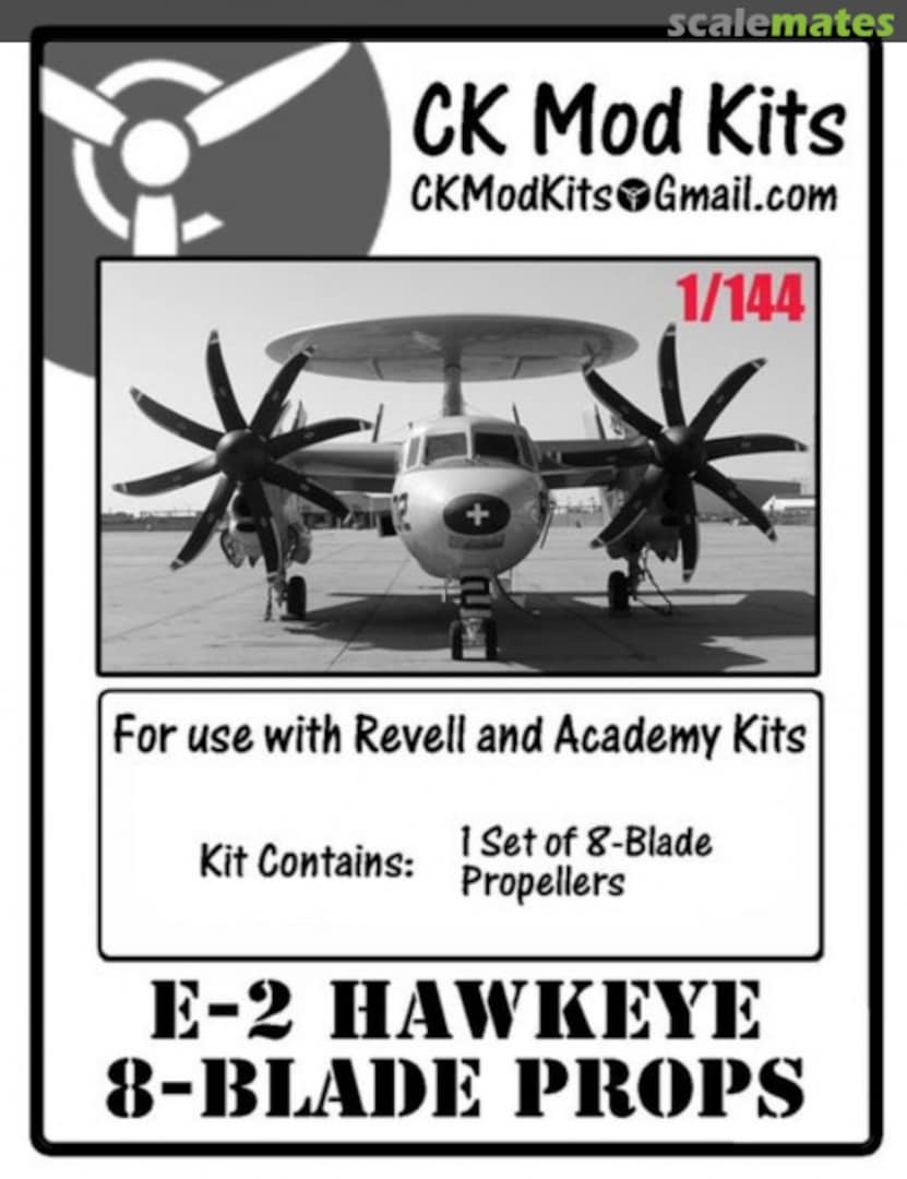 Boxart E-2 Hawkeye 8-Blade Props CK2101 CK Mod Kits Boxart E-2 Hawkeye 8-Blade Props CK2101 CK Mod Kits