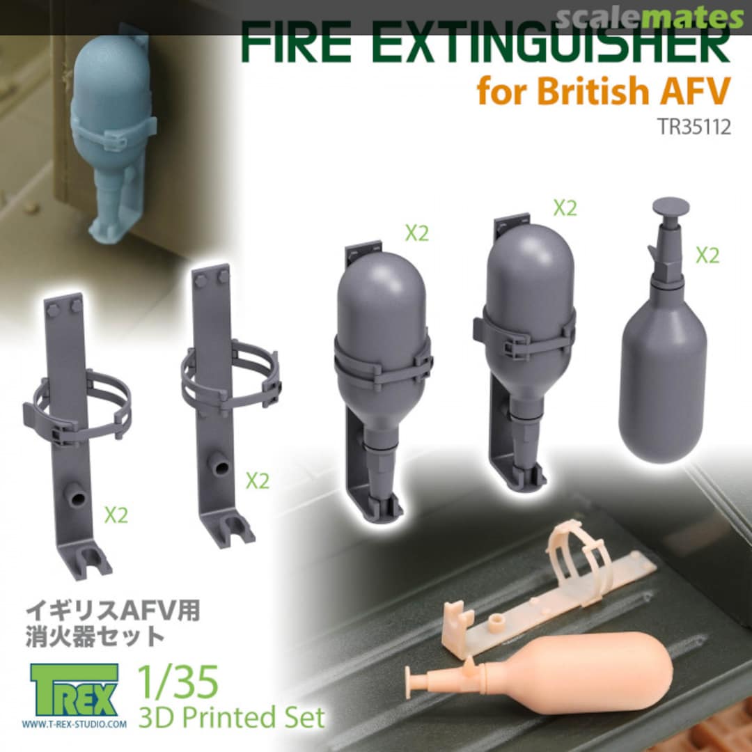 Boxart Tank Fire Extinguisher Set TR35112 T-Rex Studio Boxart Tank Fire Extinguisher Set TR35112 T-Rex Studio