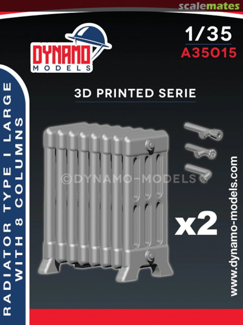 Boxart Radiator Type 1 Large - 8 Columns A35015 Dynamo Models Boxart Radiator Type 1 Large - 8 Columns A35015 Dynamo Models