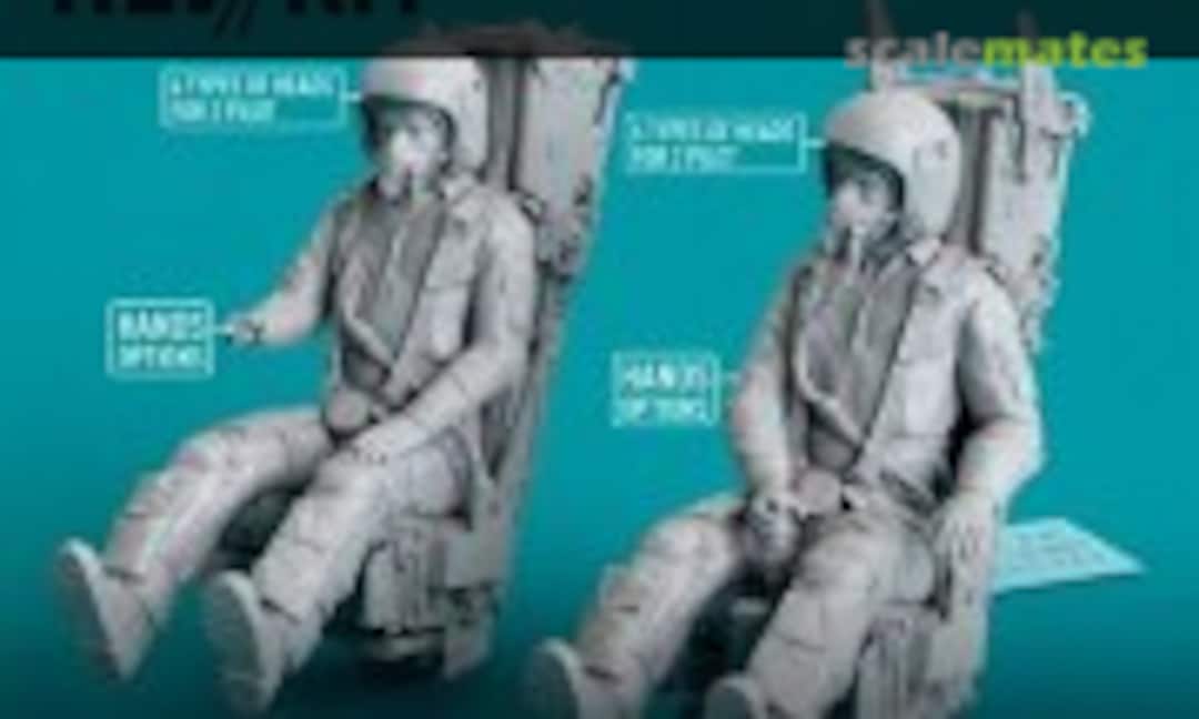 1:32 Mirage 2000 (B, D, N) (INDIA) pilots sitting in ejection seat MB Mk.10Q (2 pcs) (3D Printed) (ResKit RSF32-0034) RSF32-0034