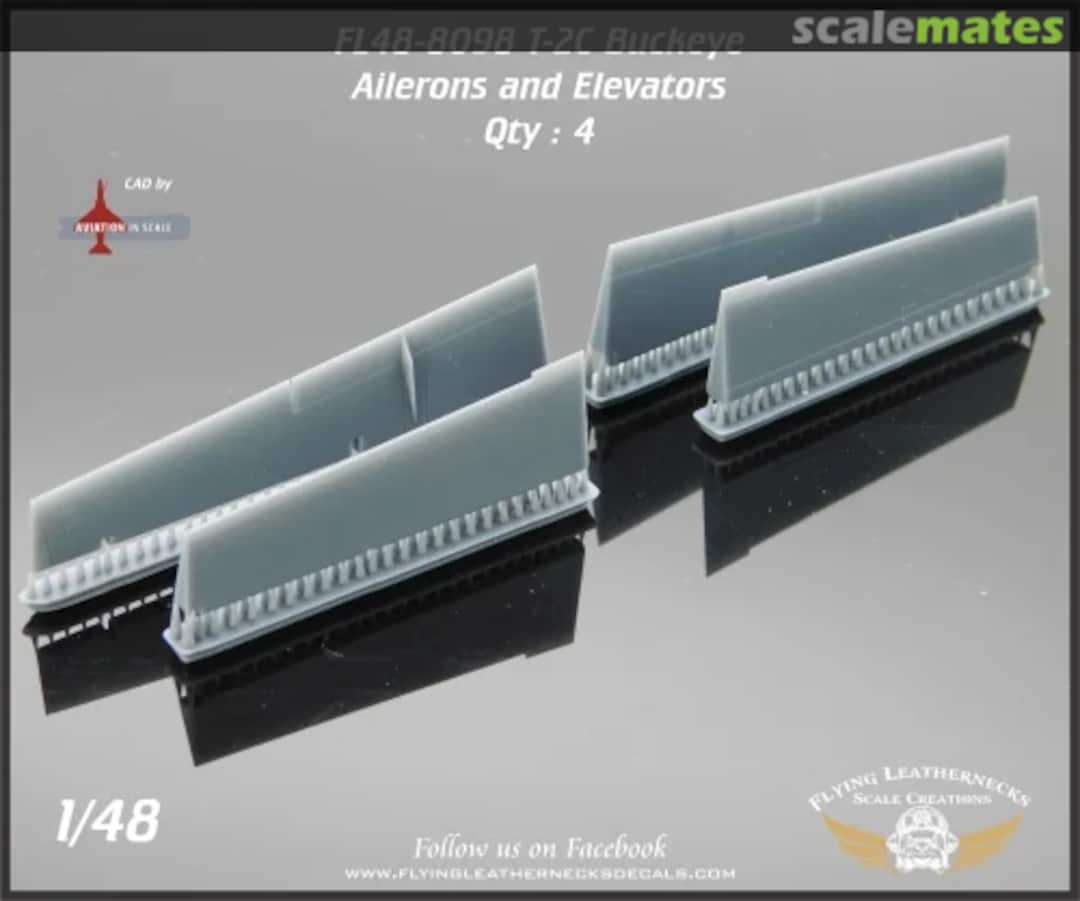 Boxart T-2C Buckeye Ailerons & Elevators FL48-8098 Flying Leathernecks Boxart T-2C Buckeye Ailerons & Elevators FL48-8098 Flying Leathernecks