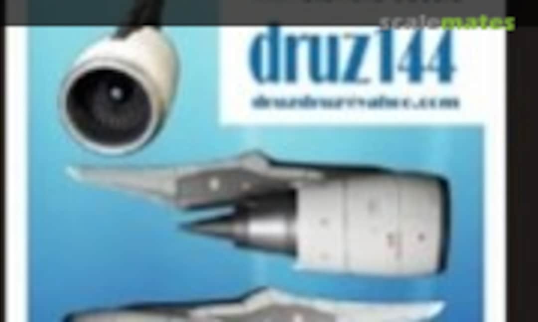 1:144 GE CF6 for Airbus A330 (druz144 GE CF6-80E1) GE CF6-80E1