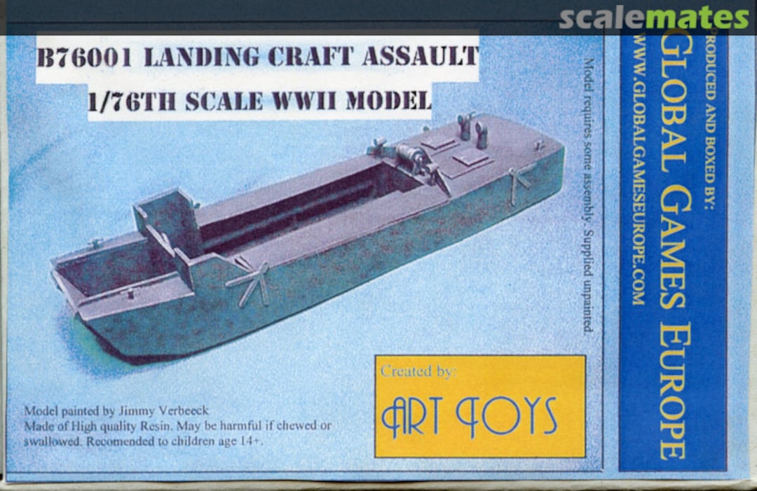 Boxart Landing Craft Assault B76001 Global Games Europe Boxart Landing Craft Assault B76001 Global Games Europe