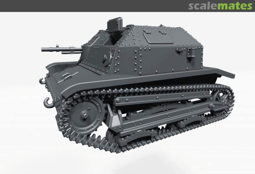 Boxart Tankette TK-3 - open hatch 72011122 EMP3d Boxart Tankette TK-3 - open hatch 72011122 EMP3d