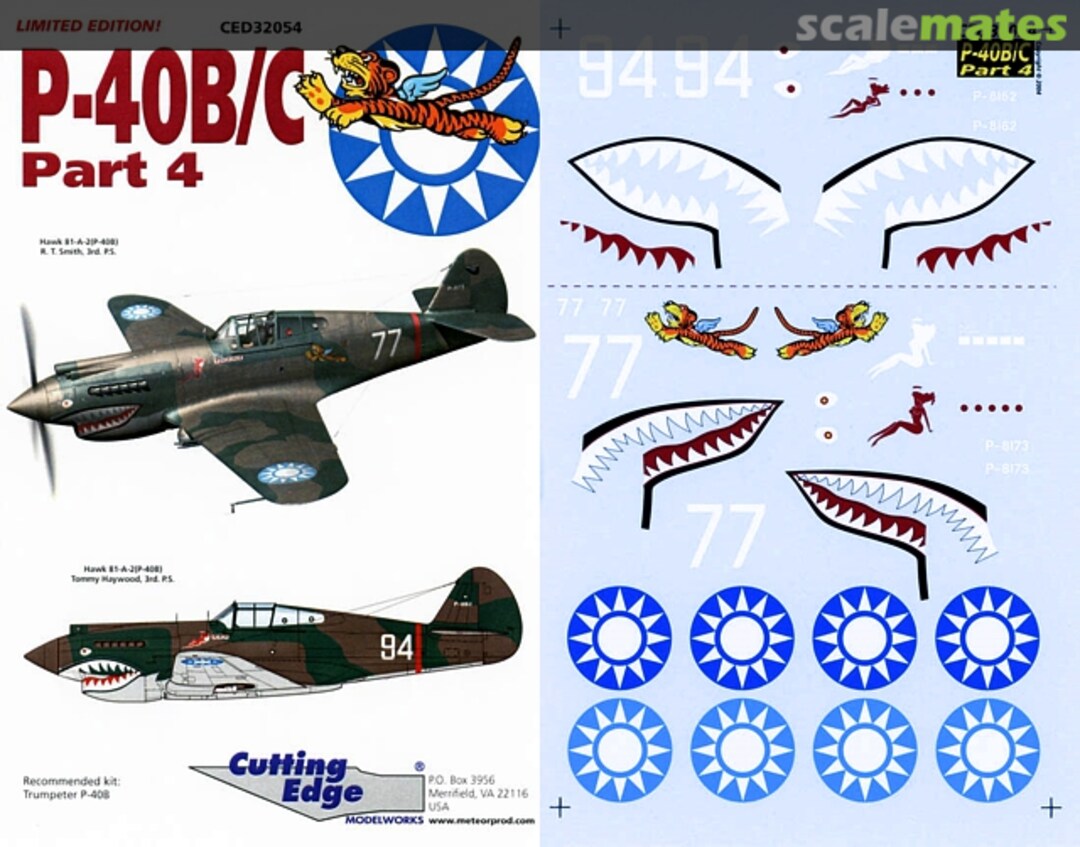 Boxart P-40 Tomahawks CED32054 Cutting Edge Modelworks Boxart P-40 Tomahawks CED32054 Cutting Edge Modelworks