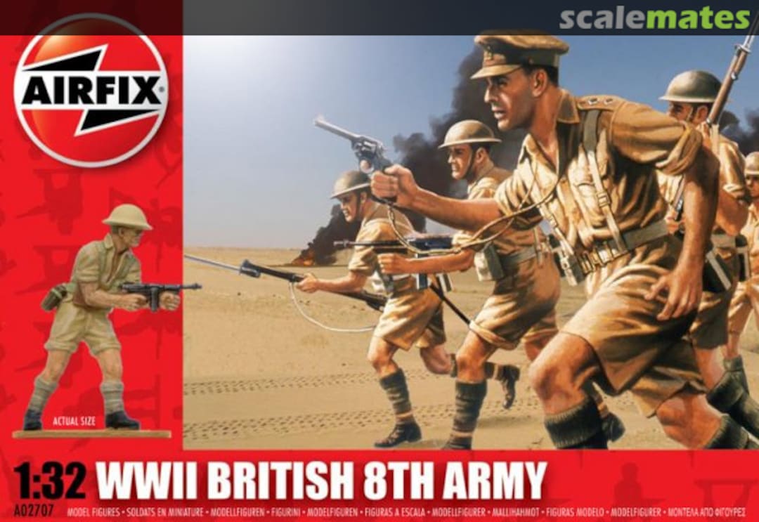 Boxart WWII British 8th Army A02707 Airfix
