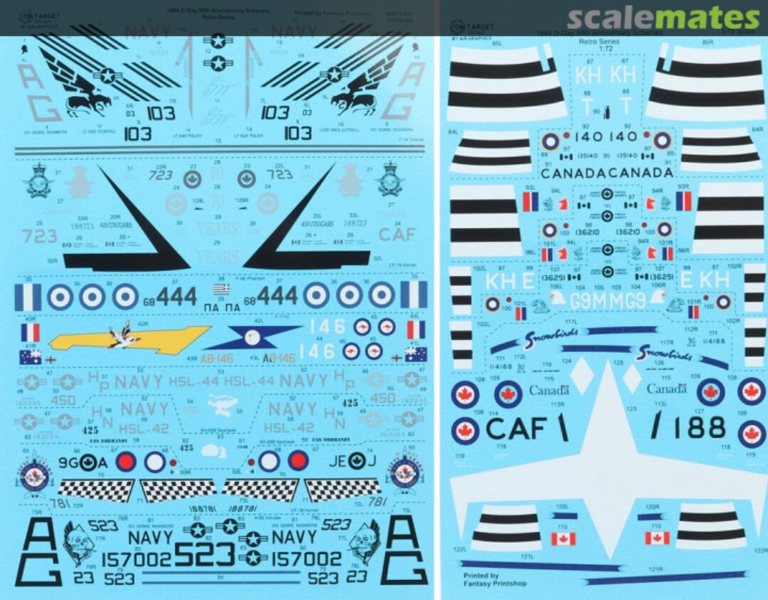 Contents Retro Series - Overlord 1944 AIR72-027 Air-Graphics Models