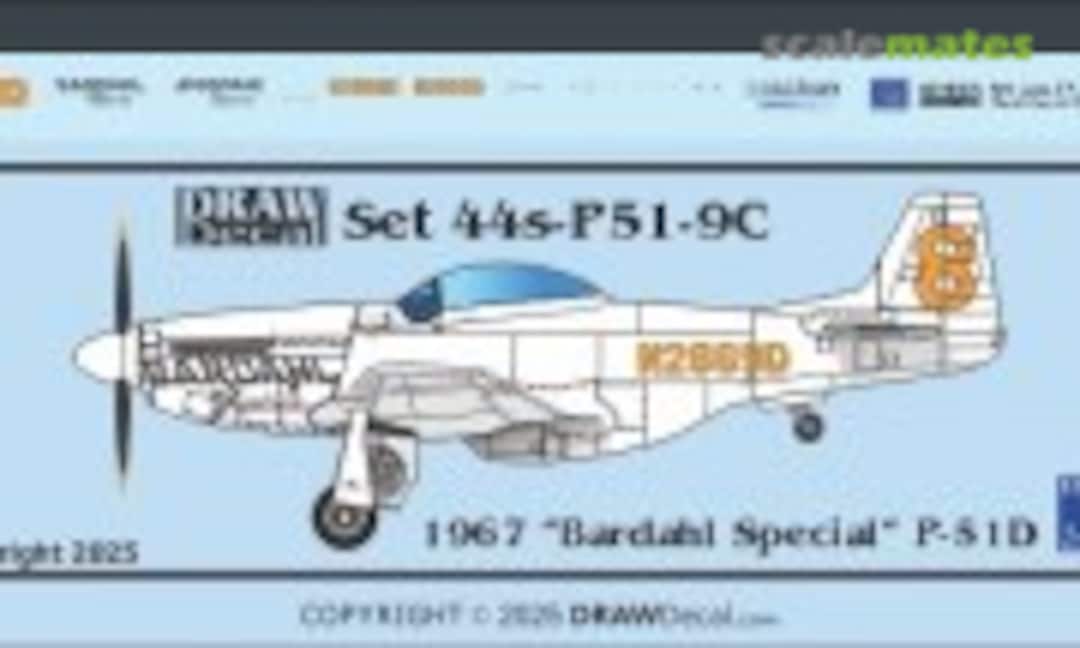 1:144 “Bardahl Special” P-51D (Draw Decal 44-P51-9C) 44-P51-9C