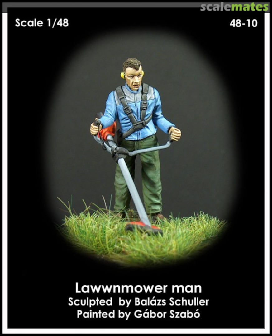 Boxart Lawnmower man 48-10 Black Army Modells Boxart Lawnmower man 48-10 Black Army Modells