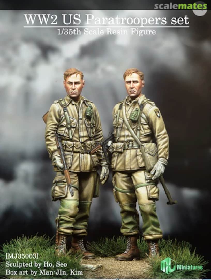 Boxart Paratroopers set MJ35003 MJ Miniatures Boxart Paratroopers set MJ35003 MJ Miniatures