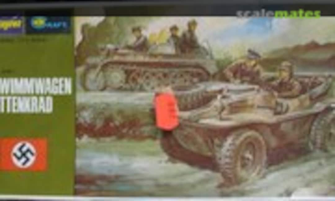 1:72 Schwimmwagen & Kettenkrad (Minicraft Hasegawa 713)