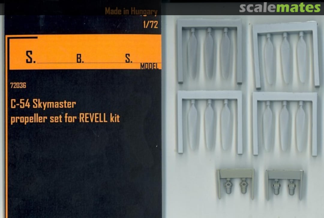 Boxart C-54 Skymaster Propeller 72036 SBS Model Boxart C-54 Skymaster Propeller 72036 SBS Model