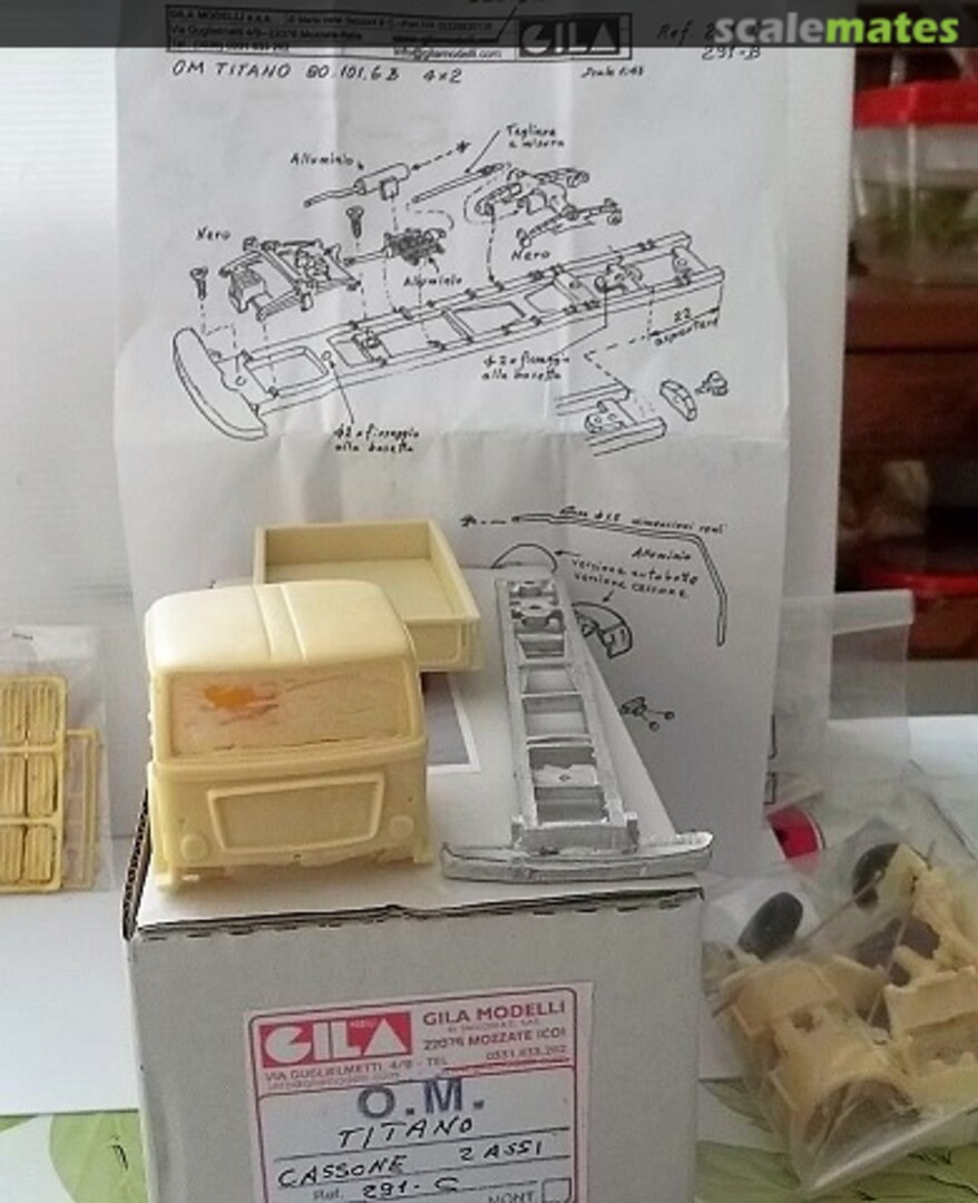 Boxart OM Titano 291-C Gila Modelli Boxart OM Titano 291-C Gila Modelli