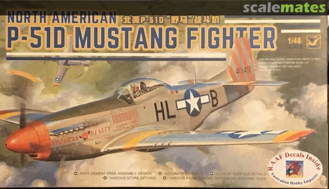 Boxart P-51D Mustang Fighter LS-006 Meng Model Boxart P-51D Mustang Fighter LS-006 Meng Model