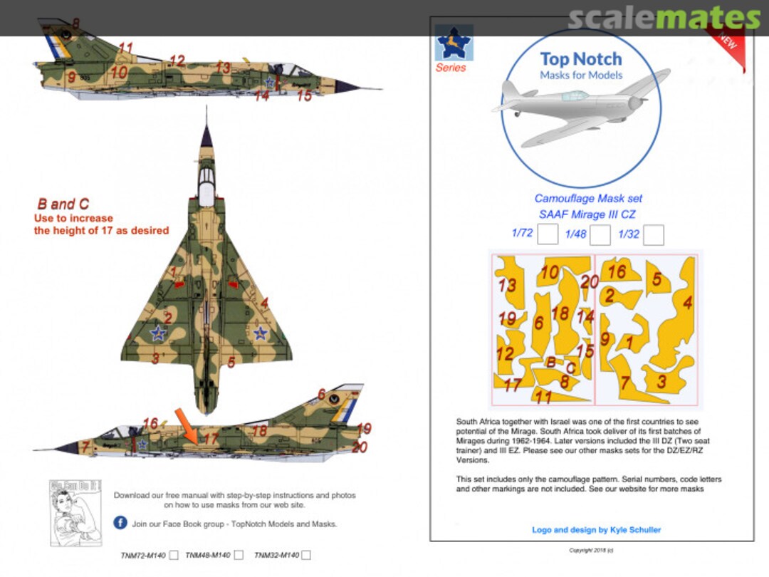 Boxart SAAF Mirage III CZ TMN48-M140 TopNotch Boxart SAAF Mirage III CZ TMN48-M140 TopNotch