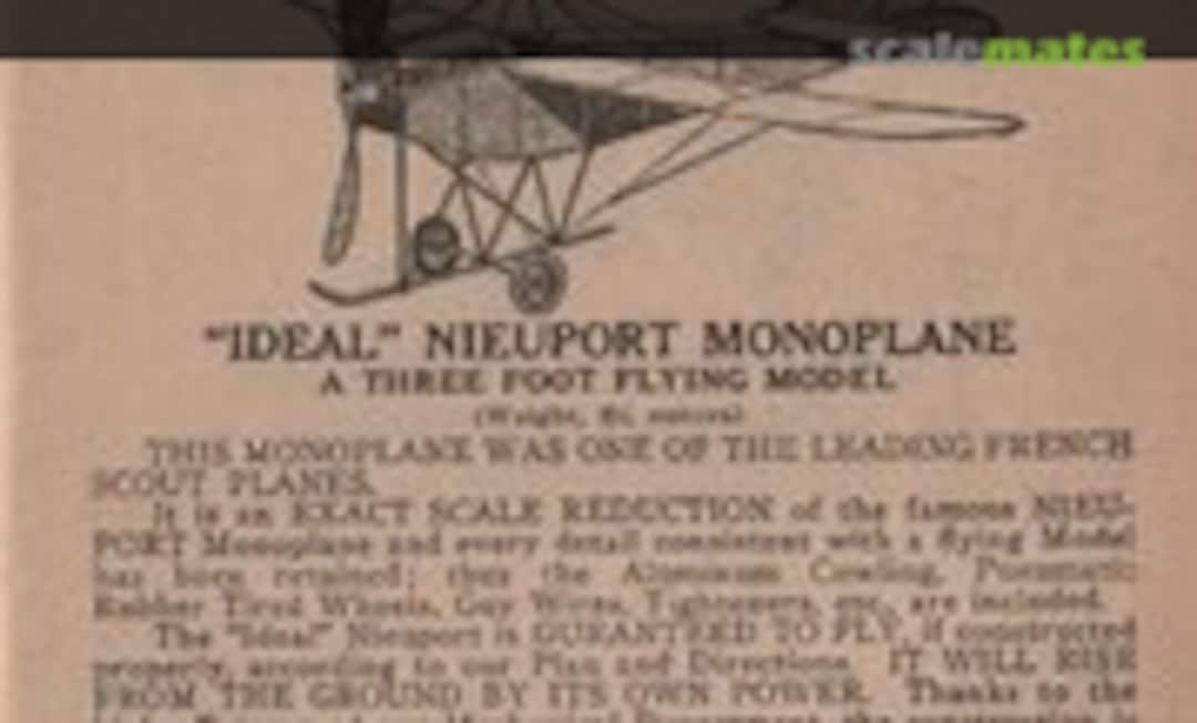 1:13 Nieuport Monoplane (Ideal Model Aeroplanes and Supplies )