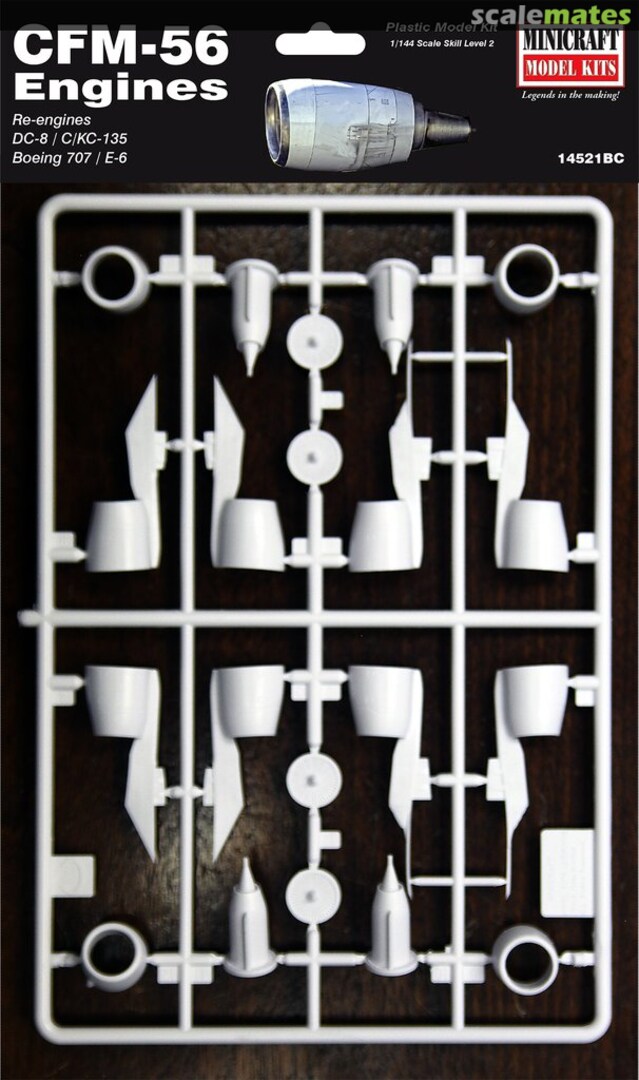Boxart CFM-56 Engines (set of 4) 14521BC Minicraft Model Kits Boxart CFM-56 Engines (set of 4) 14521BC Minicraft Model Kits