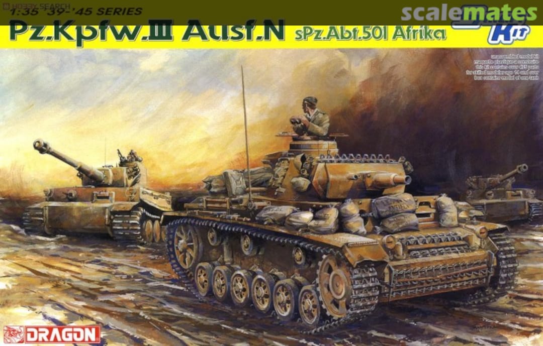 Boxart Pz.Kpfw.III Ausf.N (Tp) 6431 Dragon Boxart Pz.Kpfw.III Ausf.N (Tp) 6431 Dragon