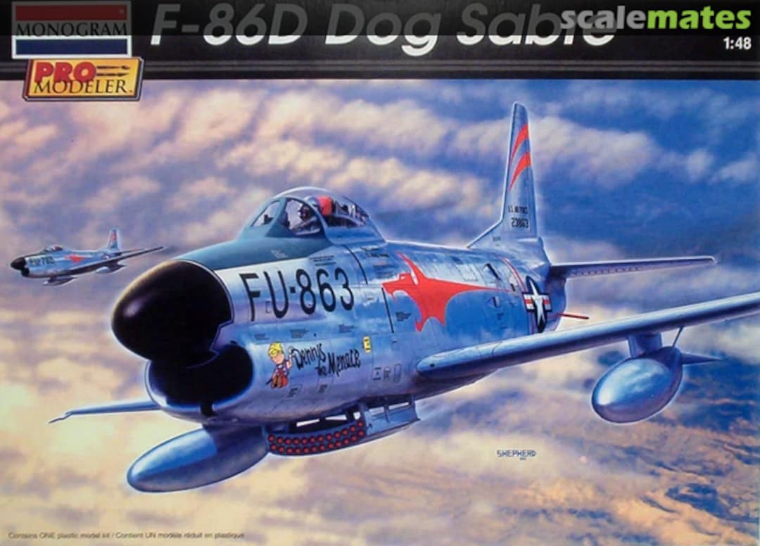 Boxart F-86D Dog Sabre 85-5960 Monogram/Pro Modeler Boxart F-86D Dog Sabre 85-5960 Monogram/Pro Modeler