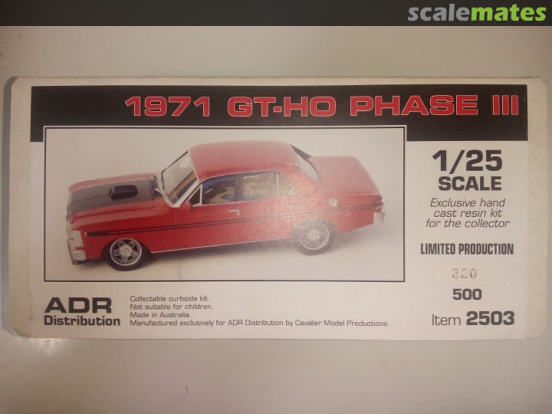 Boxart Ford Falcon XY GT-HO PHASE III 1971 2503 ADR Distribution