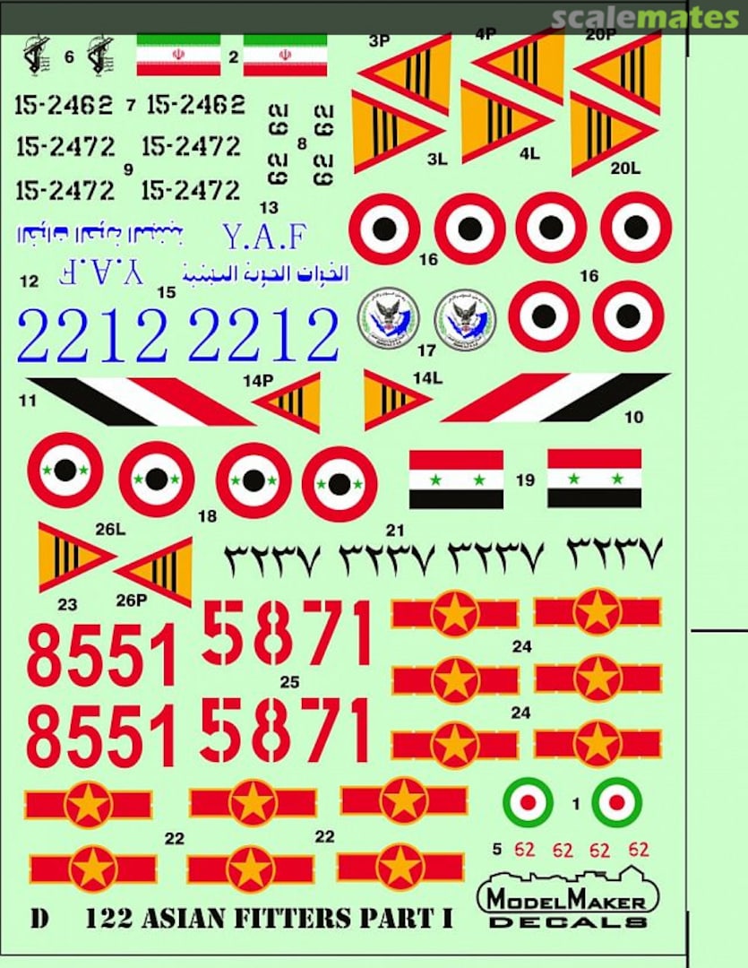 Boxart Asian Fitters Part I D48122 ModelMaker Boxart Asian Fitters Part I D48122 ModelMaker