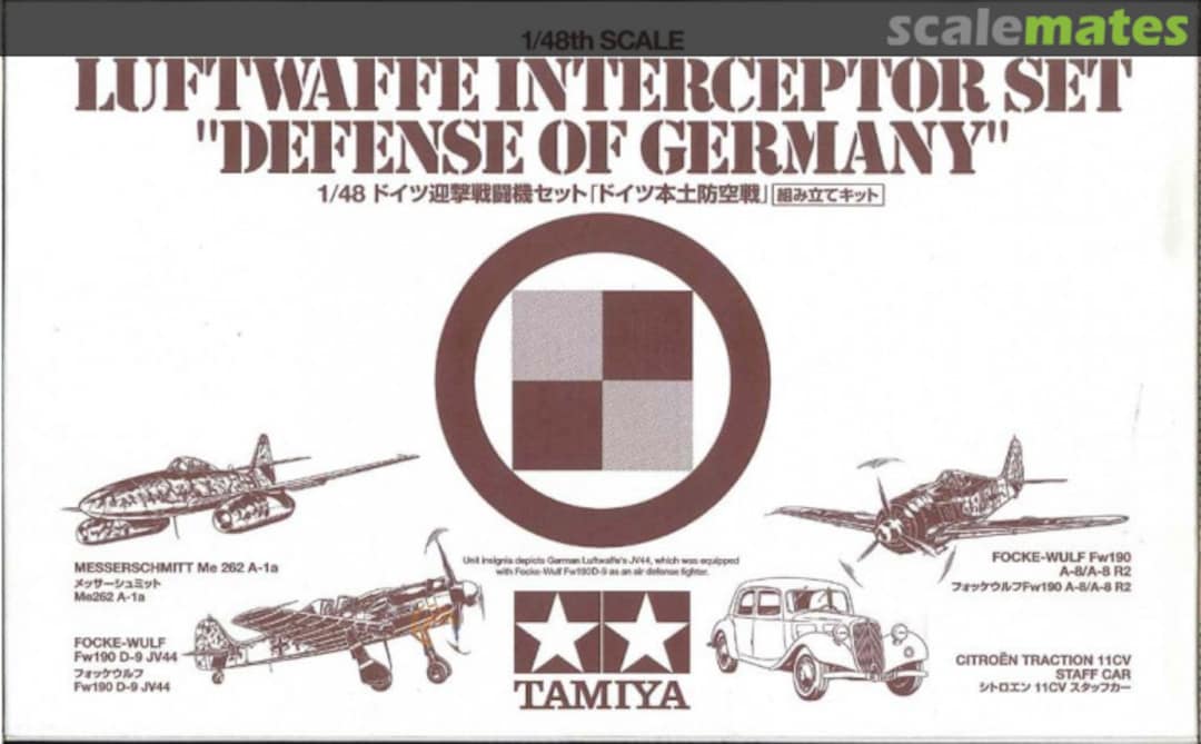Boxart Luftwaffe Interceptor Set "Defense of Germany" 89769 Tamiya Boxart Luftwaffe Interceptor Set "Defense of Germany" 89769 Tamiya