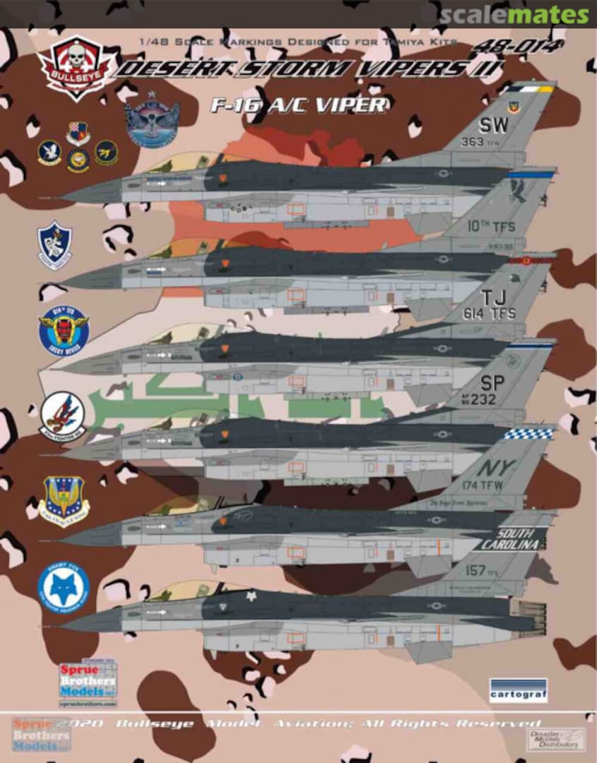 Boxart Desert Storm Vipers II 48-014 Bullseye Model Aviation Boxart Desert Storm Vipers II 48-014 Bullseye Model Aviation