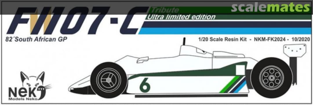 Boxart Williams FW07C NKM-FK2024 Neko Models Boxart Williams FW07C NKM-FK2024 Neko Models