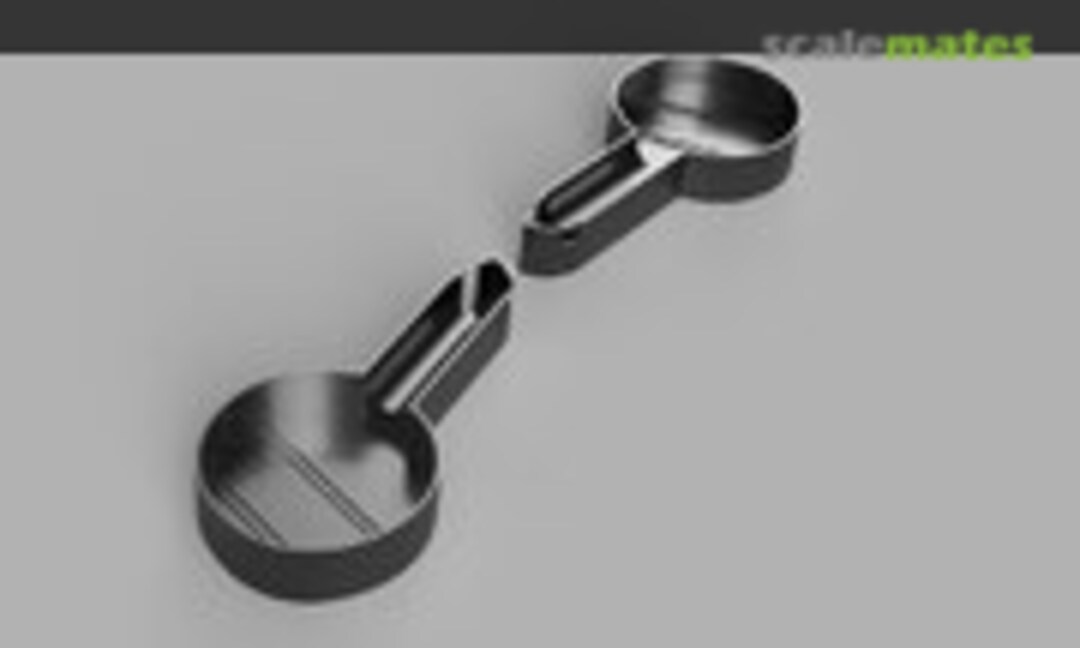 1:24 Spitfire wheel wells (Hobartville Hobbies HH24-0005) HH24-0005