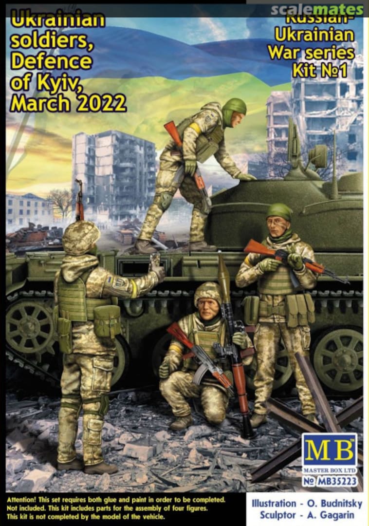Boxart Defence of Kyiv, March 2022 MB35223 Master Box Boxart Defence of Kyiv, March 2022 MB35223 Master Box