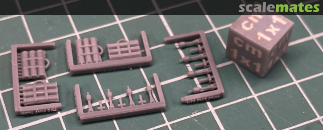 Boxart PIAT rocket tubes - 2 pieces 72040310 EMP3d Boxart PIAT rocket tubes - 2 pieces 72040310 EMP3d